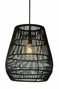 Pendelleuchte Außen Lucide NERIDA 03844/01/30 Schwarz E27 IP44 Japandi small 0