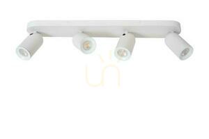 Strahler Lucide PUNCH 4-flammig Weiß LED GU10 dimmbar 13958/04/31 small 1