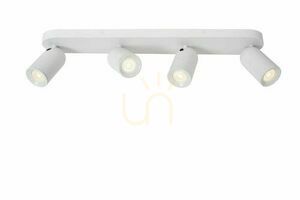 Strahler Lucide PUNCH 4-flammig Weiß LED GU10 dimmbar 13958/04/31 small 6