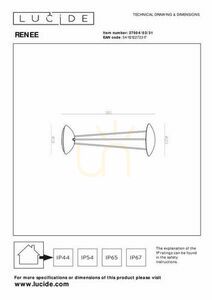 Außenstehleuchte Lucide Renee Weiß LED Aluminium IP54 27504/02/31 small 7