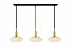 Pendelleuchte Lucide SINGALA 3-flammig Gold Glas Metall 25413/03/02 small 0