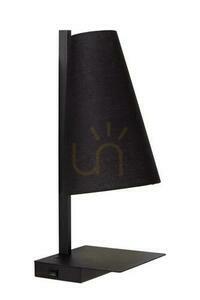Wandlampe Lucide GREGORY Schwarz Stahl Flachs E27 30295/01/30 small 1