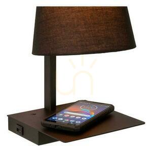 Wandlampe Lucide GREGORY Schwarz Stahl Flachs E27 30295/01/30 small 3