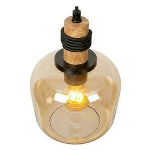 Pendelleuchte Lucide ILONA 3-flammig Schwarz Glas Retro 45408/03/62 small 3