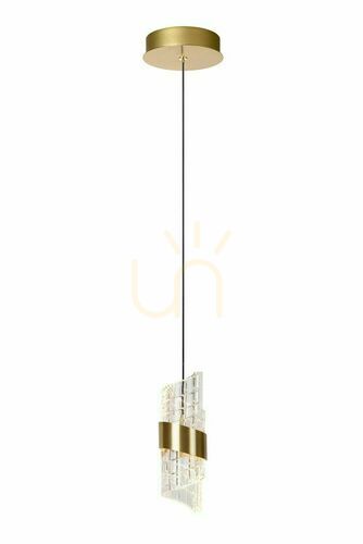 Prüfen Pendelleuchte Lucide KLIGANDE Gold LED 7W 13496/07/02