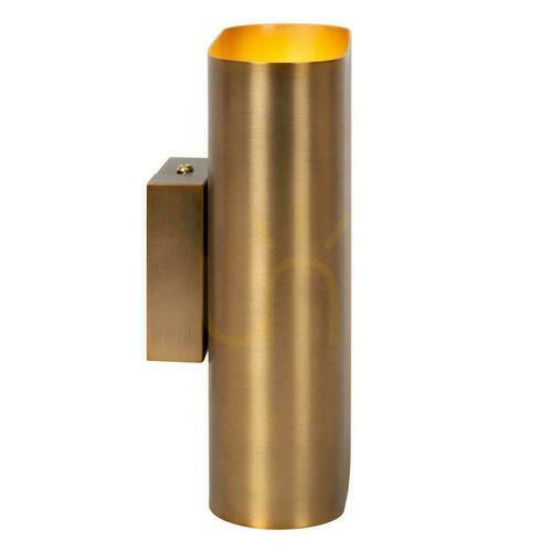 Prüfen Wandleuchte Lucide OVALIS Mattgold Metall 2xE14 12219/02/02