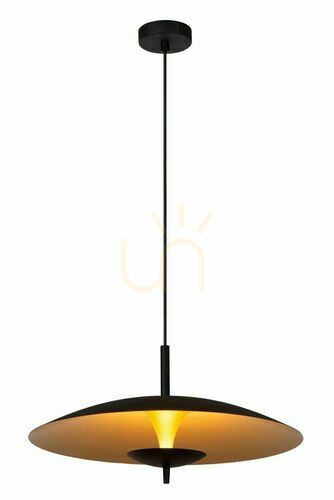 Prüfen Pendelleuchte Lucide VULCAN schwarz gold LED Vintage 30461/09/30