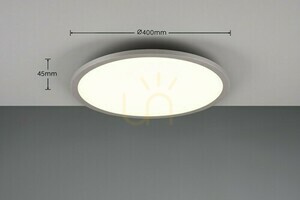Trio YUMA LED-Deckenleuchte 641710287, titanfarben, 40 cm, CCT und RGB small 4
