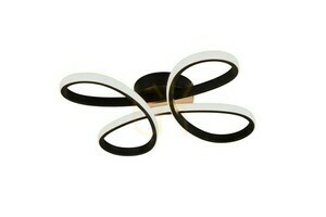 LED-Deckenleuchte TRIO FLY 645610132, Schwarz matt, 40 cm, 3000 K small 1