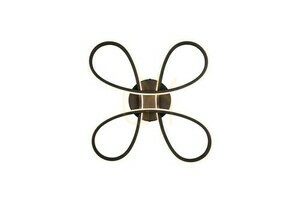 LED-Deckenleuchte TRIO FLY 645610132, Schwarz matt, 40 cm, 3000 K small 2