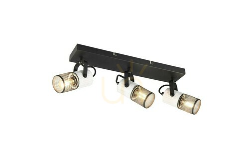 Prüfen Deckenstrahler Trio TOSH 3 × E14 schwarz-weiß 804300334