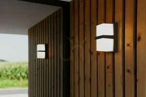 Außenwandleuchte Lutec STELA LED 14W 1100lm Grau Aluminium 5197401118 small 2