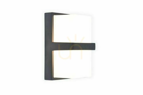 Prüfen Außenwandleuchte Lutec STELA LED 14W 1100lm Grau Aluminium 5197401118