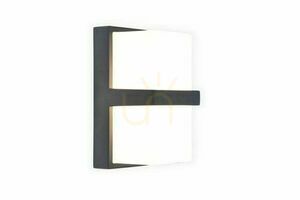 Außenwandleuchte Lutec STELA LED 14W 1100lm Grau Aluminium 5197401118 small 0
