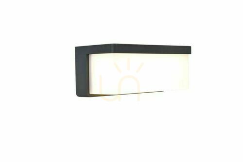 Prüfen Außenwandleuchte Lutec ZELNA HYBRID LED 9W grau 6912401345