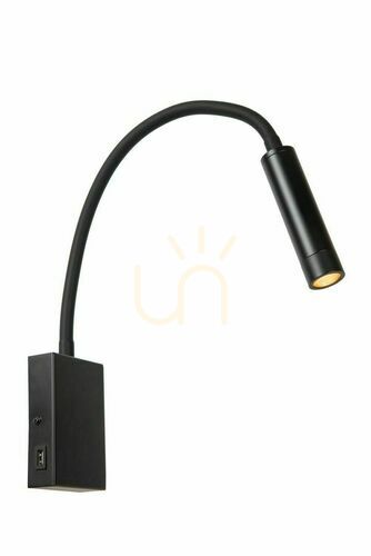 Prüfen Wandleuchte Lucide ALEC schwarz Metall LED G9 3W 03246/03/30