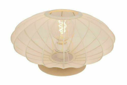 Prüfen Tischleuchte Lucide CORINA Beige Stoff Japandi 40 cm 03547/40/38