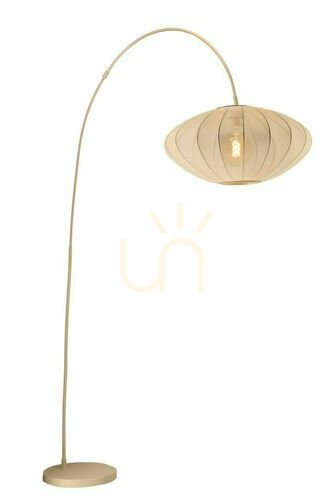 Prüfen Stehleuchte Lucide CORINA Beige Japandi Stoff Metall 03747/60/38