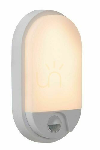 Prüfen Außenwandleuchte Lucide HUPS weiß LED 10W IP54 22864/10/31