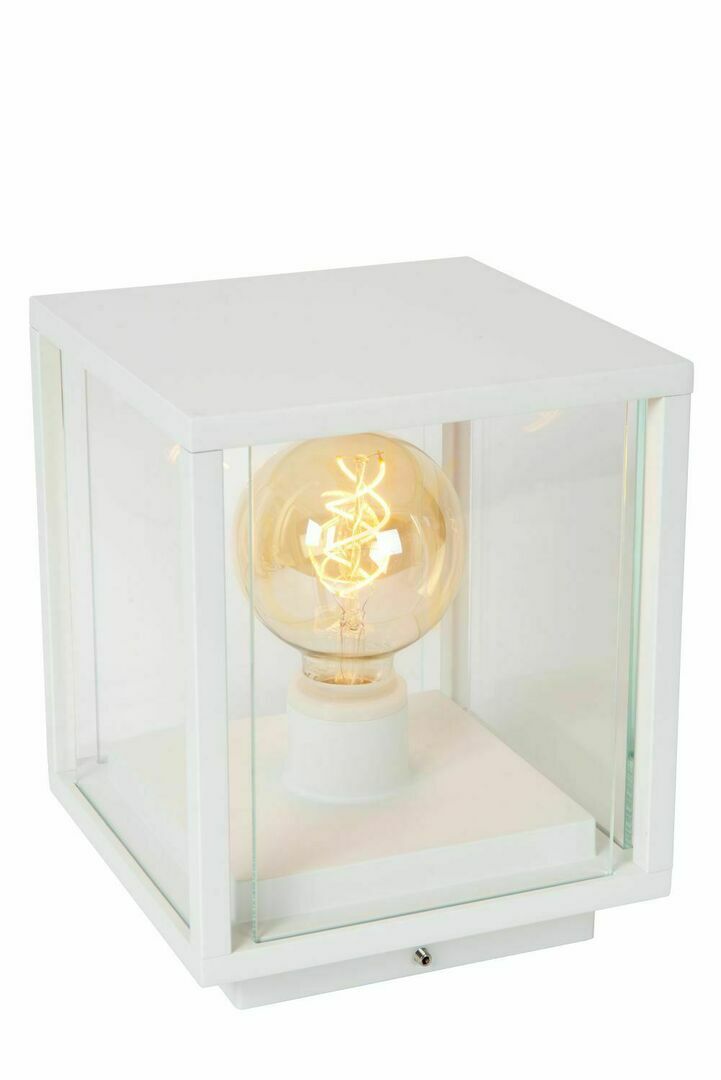Wegeleuchte Lucide CLAIRE weiß Glas E27 IP54 27883/25/31