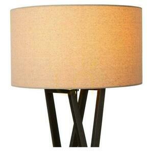 Stehleuchte Lucide Trafalgar Schwarz Holz skandinavisch 30763/81/30 small 3