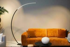 Stehleuchte Lucide CURVE LED schwarz Metall Marmor 44700/11/30 small 2