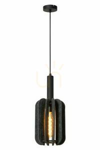 Pendelleuchte Lucide RAFAL Grau Filz Japandi 20 cm 45492/01/36 small 0