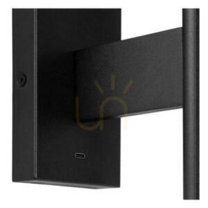 Wandleuchte Lucide FINAN LED schwarz Aluminium modern small 2