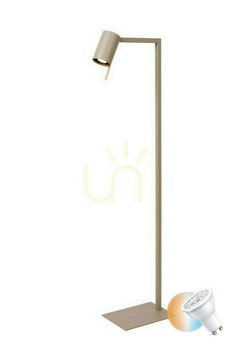 Prüfen Lucide LESLEY Lese-Stehleuchte Taupe 130 cm GU10 03725/01/41