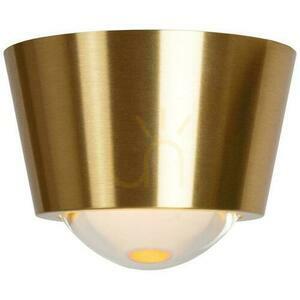 Plafond Lucide RIGON LED Gold Aluminium Glas Modern small 1