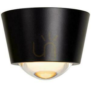 Plafond Lucide Rigon LED Schwarz 6W Aluminium Glas Modern small 1
