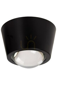 Lucide RIGON LED-Deckenleuchte schwarz, 6 W, 3000 K, Ø 9 cm small 3