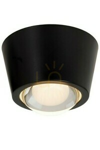 Plafond Lucide Rigon LED Schwarz 6W Aluminium Glas Modern small 0