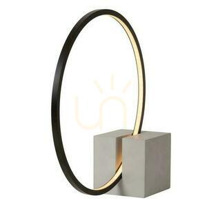 Tischleuchte Lucide CIRKELIS Schwarz Aluminium LED dimmbar 32 cm small 1