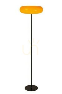 Lucide Sentino Stehleuchte orange mit schwarzem Fuß 3×G9 150 cm 10725/01/53 small 0
