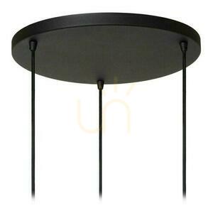 Pendelleuchte Lucide Tribute 3-flammig Beige Schwarz Japandi Stoff E27 small 5