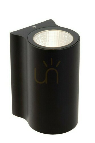 Prüfen Außenwandleuchte Lucide AKRA LED schwarz Aluminium IP54 modern