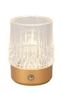 Tischleuchte Lucide LILI LED Gold Acryl Dimmbar Touch Modern small 0