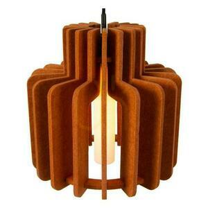 Pendelleuchte Lucide ROLLO Japandi Filz Glas E27 Dimmbar 40 cm small 2