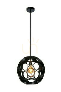 Pendelleuchte Lucide HANNELORE schwarz Metall modern E27 40 cm small 0
