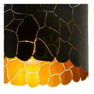 Plafond Lucide ALMELO Schwarz Gold Metall modern E27 26 cm small 1