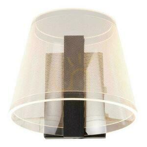 Lucide Korgis LED-Bad-Wandleuchte schwarz mit Acrylschirm IP44 10 W 04213/10/30 small 3
