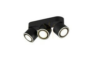 Trio TAURUS 652910332 LED-Deckenleuchte, schwarz matt, 3 Strahler small 0
