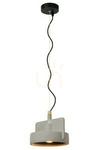 Pendelleuchte Lucide NINJA Grau Beton Japandi E27 dimmbar small 0