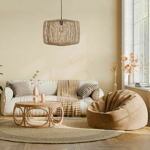 Prüfen Genie Bamboo EKO BOHO Pendelleuchte.