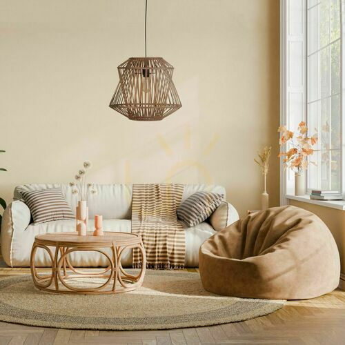 Prüfen Ambre Bamboo EKO BOHO Pendelleuchte.