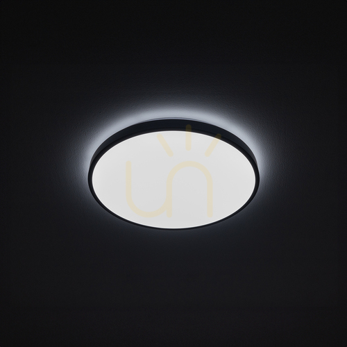 Prüfen LED-Deckenleuchte Nowodvorski AGNES ROUND LED PRO 10972, schwarz, 22 W, 4000 K