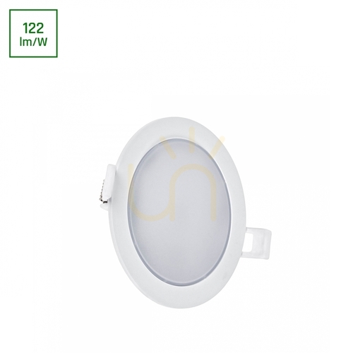 Prüfen Algine Eco 2w1 Anbaudownlight 6 W Nw 230 V 110st Ip20 Ik06 115x35mm Weiß Rund