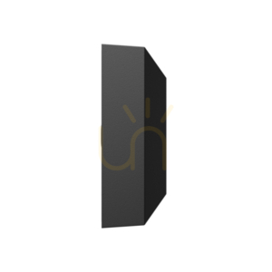 Encanta Asymmetric 6 W Cct 230 V Ip54 230x80x30 Mm Schwarz Aufputzfassade. small 2