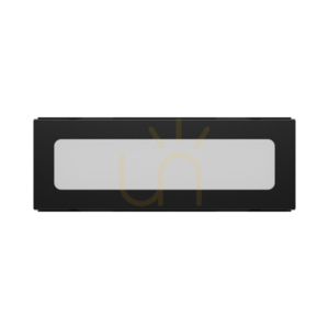 Encanta 6 W Cct 230 V Ip54 230x84x52 Mm Schwarz Flush Mounted Fassade. small 1